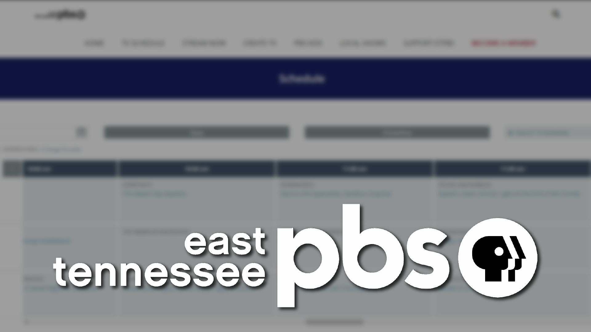 East TN PBS | TV Schedule